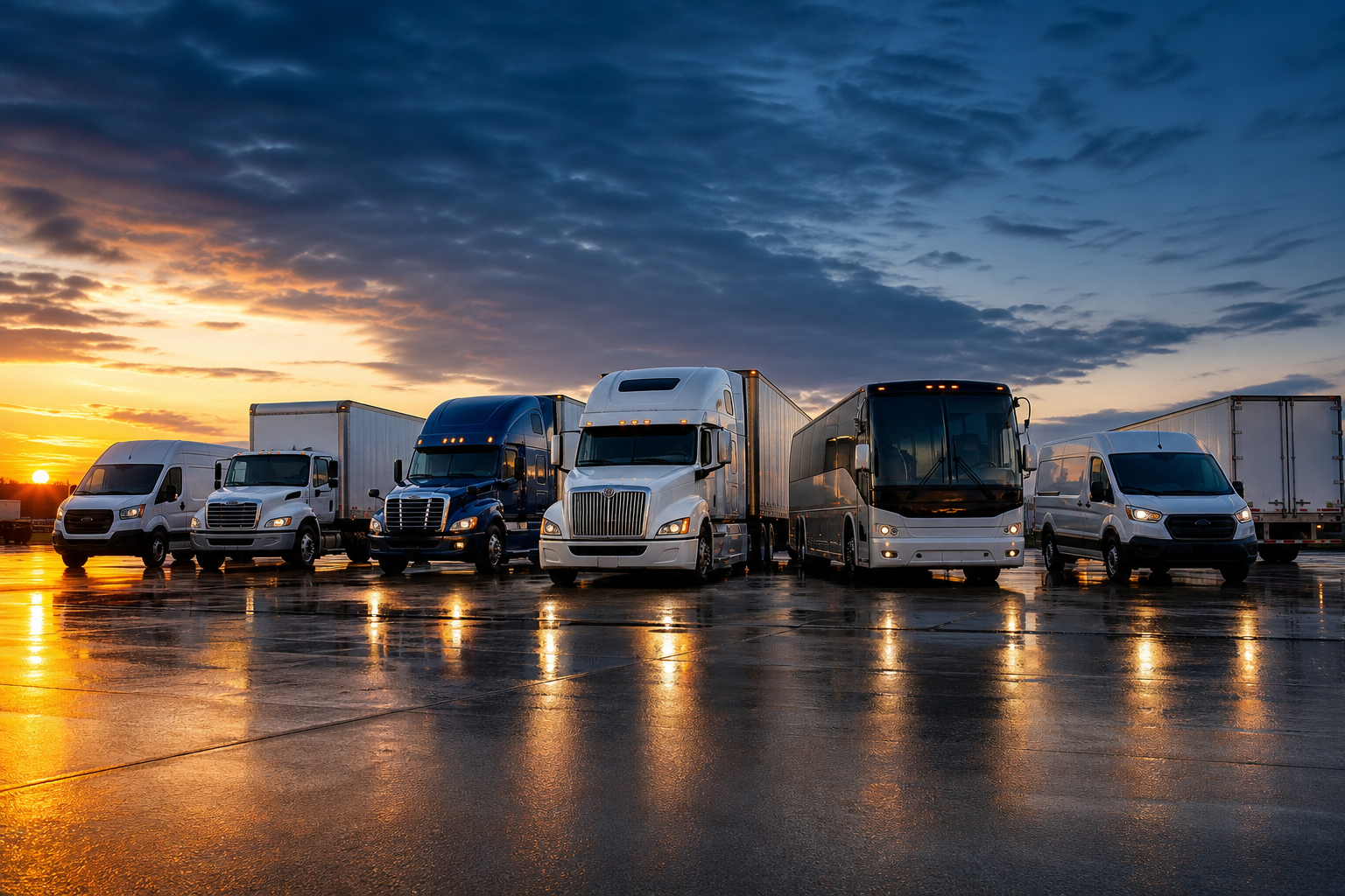Commercial truck fleet